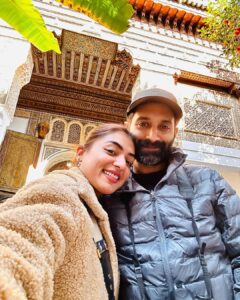 Nazriya Nazim Instagram - 🍊 🫒🌴

First post with this boy in 2023 ??🧐