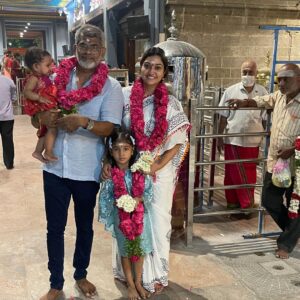 Neelima Rani Instagram - Happy anniversary 🥳 pursha @music_esai 14 down!!!