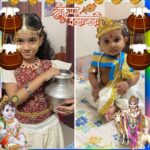 Neelima Rani Instagram - #krishna Janmashtami wishes from us to you 🤍 Aditi dress by @idesignboutiq by srividhya