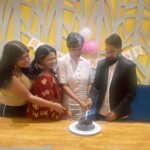 Neelima Rani Instagram - It was Abi and Dhurga ka birthday yesterday,🎂 amazing gathering with friends and family. we enjoyed our food at @basilwithatwist 😘 best European restaurant in the city 🫶🏼 happy birthday @abishek747 @dhurgas_accel_empowerment don’t miss the last pic 🙈🙈🙈