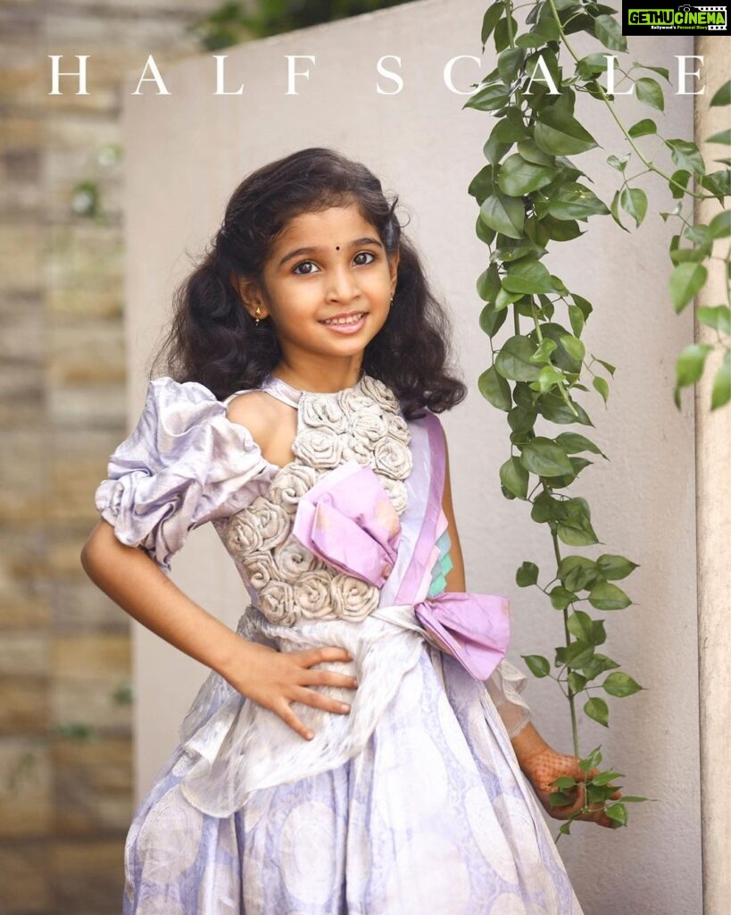 Neelima Rani Instagram - @neelimaesai daughter Aditi wearing Half Scale’s dress for her birthday #halfscaleforeveryone #halfscaleOFFICIAL #halfscale #explore #fyp #kidsfashion #fashion #silkwear #puresilk #silk #southindia #southindianfashion #southindiafashion #kanchipuramsilk #kanjivaramsilk #kidsclothing #kidswear #kidswearindia #fashionblogger #kidsofinstagram #kidsclothes #kidsdresses #garmentinsideout #couture #signatureedition #limitededitionfashion #designerseams #designerfinish Chennai, India