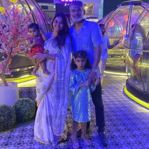 Neelima Rani Instagram - Happy anniversary 🥳 pursha @music_esai 14 down!!!