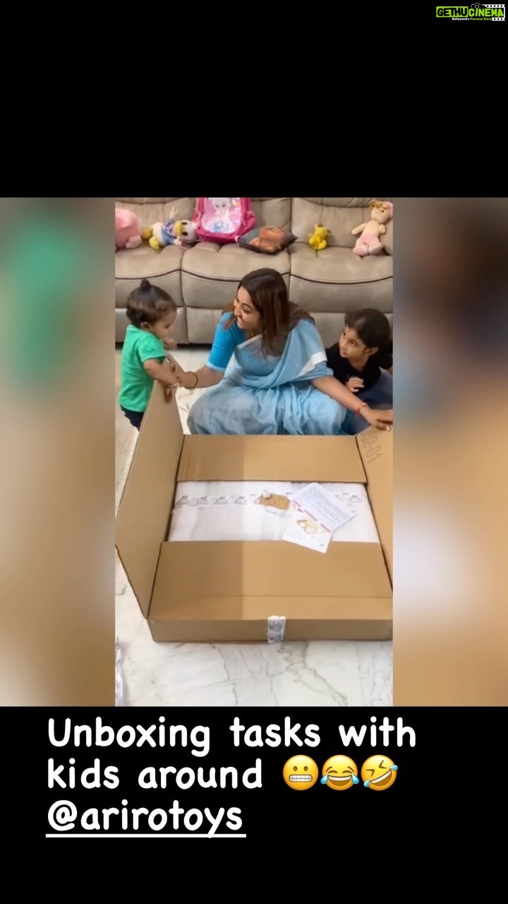 Neelima Rani Instagram - To be continued…I totally enjoyed shooting this with my entire family 😂🤣 thank you @arirotoys 🤍 wait for the next reel