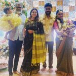 Neelima Rani Instagram – Many many congratulations 🥳 @ak_ashwinkumar_ n @ananya_ashwin_  wishing loads of loveeee to all 4 of you 🥰🥰🥰