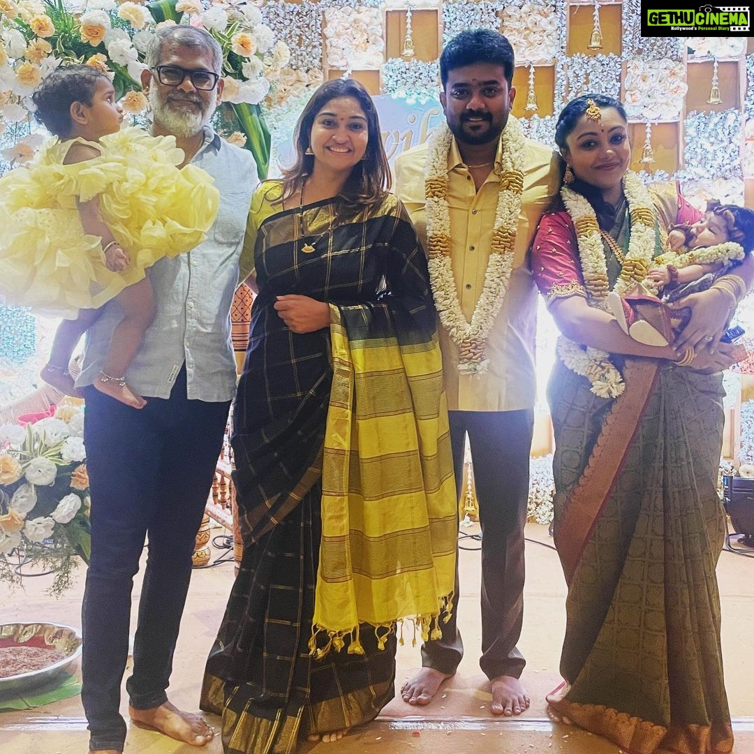 Neelima Rani Instagram - Many many congratulations 🥳 @ak_ashwinkumar_ n @ananya_ashwin_ wishing loads of loveeee to all 4 of you 🥰🥰🥰