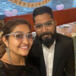 Neelima Rani Instagram - It was Abi and Dhurga ka birthday yesterday,🎂 amazing gathering with friends and family. we enjoyed our food at @basilwithatwist 😘 best European restaurant in the city 🫶🏼 happy birthday @abishek747 @dhurgas_accel_empowerment don’t miss the last pic 🙈🙈🙈