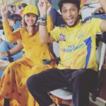 Neelima Rani Instagram - Had a nice time with u kaa ❤️ Such a positive vibe🔥 Next time dance aadalam 😍 Stay the same 🤗 #ipl #csk #chennaiipl Chepauk Stadium
