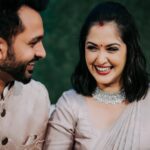 Neetha Ashok Instagram – Engagement edition:1 🙈 
Introducing the love of my life to my insta Fam 😬🙈 blessed to have found you❤️

Planning for this last moment engagement was so much fun 🤩 

Pc @pixel_stream 
Accessories @beadedtreasuresjewelry 
Blouse by @rishi_designs11 
Mua @shefali_ballal Kota, Kundapura