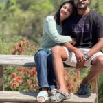 Neetha Ashok Instagram - You are the safe place in my chaotic life 😂 ❤️ @satishmesta