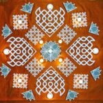Neetha Ashok Instagram - Pongal and Makara Sankranti is on its way. Whether you are planning on gifting your loved ones or making a pretty Pongal decore, @islandrangoli have got you covered. Stunning kolam design that will accentuate your space and make your Pongal festive look beautiful in its true sense. Kolam DIY collection from Island Rangoli exhibits symmetrical patterns complied together to accentuate your home verandah or office spaces. Thank you for sending in the whole collection of @islandrangoli . I’m In love with your whole collections of such creative rangolis that it’s got me hooked in discovering different patterns and filling in colors on their Tatva Utsav series. The BEST part about their collection is, they are light weighted, portable, flexible, washable and reusable.