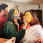 Neetu Chandra Instagram – Happy Holi from Chandra and family ❤️❤️❤️
#happyholi 
#mumbai Mumbai, Maharashtra