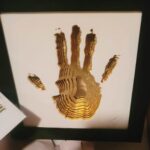Neetu Chandra Instagram - I finally got my hands on this stunning work of art by Jonathan Schultz. He took my handprint 10 months back, and now I have this lovely imprint in gold that stands for freedom, glory, and hope. Worth the wait❤️. @thejohnathanschultz Thank you so much, darling. Keep growing and blessing the world with your art. #art #goldart #golden