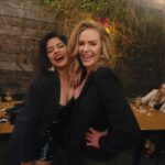 Neetu Chandra Instagram - When lovely friends of my dearest darling friends @amohin @scholzy6 meet, this is what happens! Only fun n laughter n care n spreading Love n respect for each other!! @gdotcarter @m_k_h_gingerlove #camarron ❤️ Alta Resturant