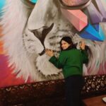 Neetu Chandra Instagram – Tedha hai, Par mera hai❤️
.
.
The lion in #Mine #roots Indian Bistro #losangeles ❤️ Roots Bistro