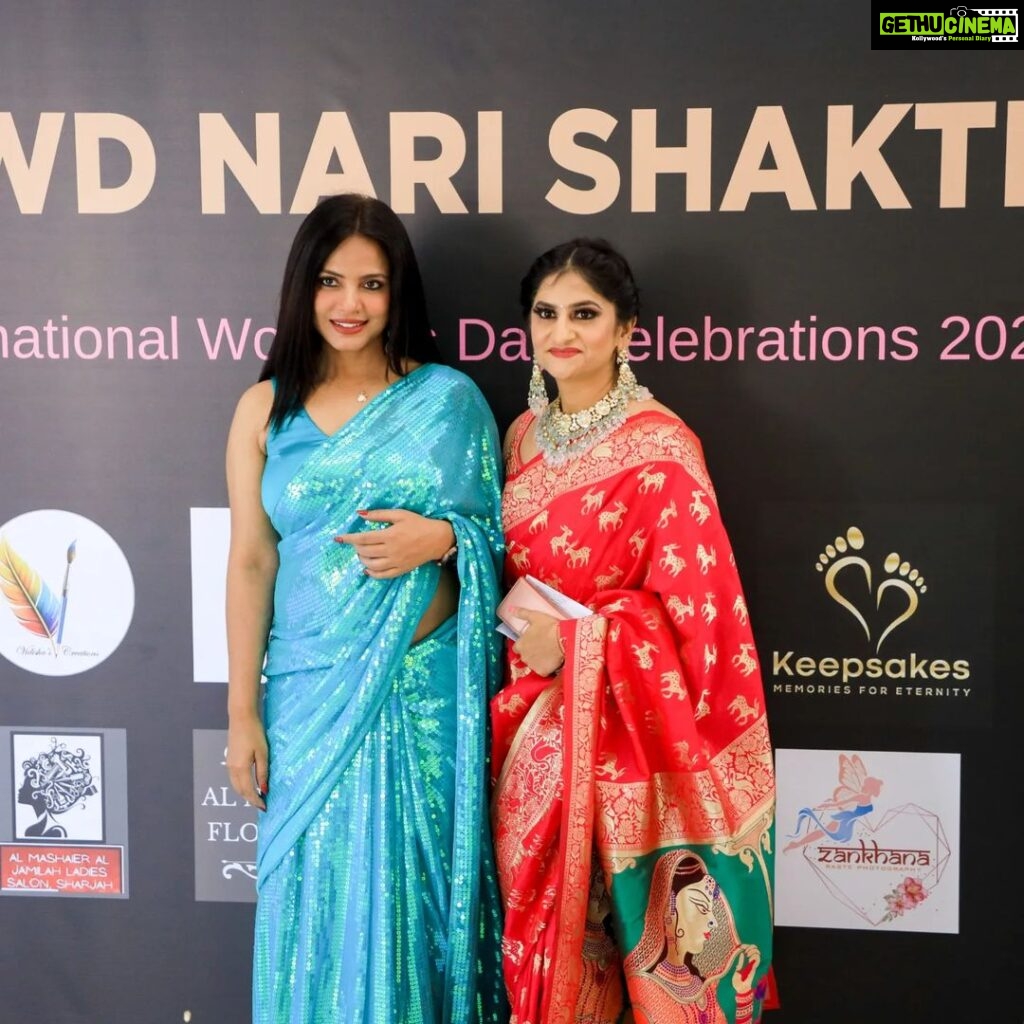 Neetu Chandra Instagram - We extend our heartfelt gratitude and appreciation to Neetu Chandra, the Bollywood actress who flew all the way from Mumbai to Dubai to attend the Nari Shakti event as our chief guest.🩵 Her presence at the event not only brought joy to attendees, but also highlighted the importance of creating a global network of women who support and uplift each other. We hope that her message of empowerment and her unwavering support will inspire more women to come forward and become advocates for gender equality and women's rights.💪🏻 Thank you, once again! ✨🤩 . . . . . . . . #reemamahajan #narishakti #indianwomendubai #IWD #neetuchandra #nituchandrasrivastava #celebrity #celebrities #indianwomen #indiaindubai #womenempowerwomen #womensday2023 #womensday #womenhelpingwomen #womenentrepreneurs #womeninbusiness #womeninspiration #genderequality #bollywoodactress #bollywoodactresses