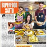 Neetu Chandra Instagram - Did you know the importance of #sattu in your diet! High in protein! Thank you @rashmiudaysingh and @timesofindia for the lovely write up and my interview on #food #health and #fitness 😊 Love it! #superfood #varanasipatnaresturant #dubai🇦🇪 #sattu #makhana ❤ Take care of yourselves everyone!