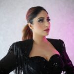 Neha Bhasin Instagram - It is not very often that I go the smoky eye route or do very matte eyes but I thought this powerful look deserved a hardcore bold smoky eye. Then again I started with nude lips and felt so bland that i added colour and glossed it up. Though i do feel my features come through with minimilistic make up but Fashion is about exoloring too and having fun with it. There are no rights or wrongs. It is a playground where you are willing to also get down and dirty 😉. I added @flibbertigibbetbeautty boo boo lashes to complete the eyes. Do check them out. Outfit @tanieyakhanuja Images @zookthespook #nehabhasin #fashion #smokyeyes #motd #lakmefashionweek
