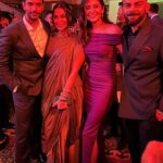 Neha Dhupia Instagram - In a room full of honour … thank you @anushkasharma @virat.kohli @indiansportshonours … @neeraj____chopra @ptushaofficial @sakshimalik_official 🙌 @angadbedi ♥️