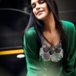 Neha Dhupia Instagram - Just a girl going green 🍀 . . . . . @nupurkanoiofficial @mitavaswani 💄 @ayeshakhanna20 👗 @kapilcharaniya 📸