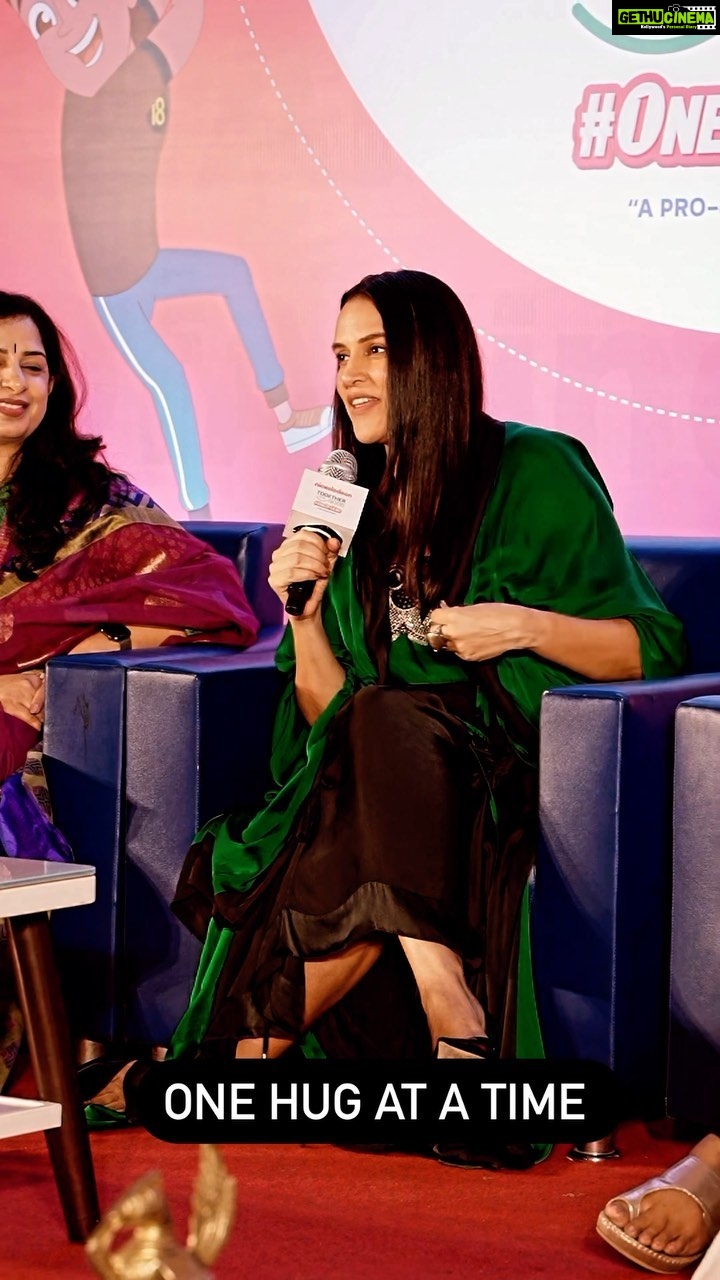 Neha Dhupia Instagram - As someone who firmly believes in celebrating individuality, it was great to associate with @nickindiaofficial for its Together For Good campaign #OneOfAKind Let’s celebrate what makes us unique and make the world a better place, one hug at a time! @swatipopat @bhartirakheja @iarchanapadhye @shreyagautamofficial