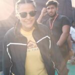 Neha Dhupia Instagram - Running has always been something I have enjoyed infact loved … so happy to be inching back slowly and surely towards this form of staying fit post my two babies … and yes to see parents and their adorable little ones to come out in such large numbers on a Sunday morning is so damn inspiring. Thank you @aptivate.lupin for making us all run in the direction 😍🏃☀️ #collab