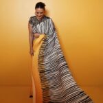 Neha Dhupia Instagram - Sunny shiny saree Sundays in … . . . . . . Outfit: @poojabagariaofficial Jewellery: @parishrijewellery Styled by : @aasthasharma @muskaanmatta @mitavaswani @artistpoonamsolanki @kapilcharaniya