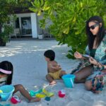 Neha Dhupia Instagram - Take us to our favourite part of the 🌎 … where the sun shines bright and everything feels right!!! 🐬✈️🌊🐠🤿🐢🦈 #springbreak #photodump part 1 . . . . @diamonds_thudufushi @oneaboveglobal