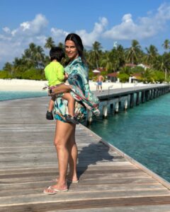 Neha Dhupia Instagram - Take us to our favourite part of the 🌎 … where the sun shines bright and everything feels right!!! 🐬✈️🌊🐠🤿🐢🦈 #springbreak #photodump part 1 . . . . @diamonds_thudufushi @oneaboveglobal