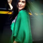 Neha Dhupia Instagram - Just a girl going green 🍀 . . . . . @nupurkanoiofficial @mitavaswani 💄 @ayeshakhanna20 👗 @kapilcharaniya 📸