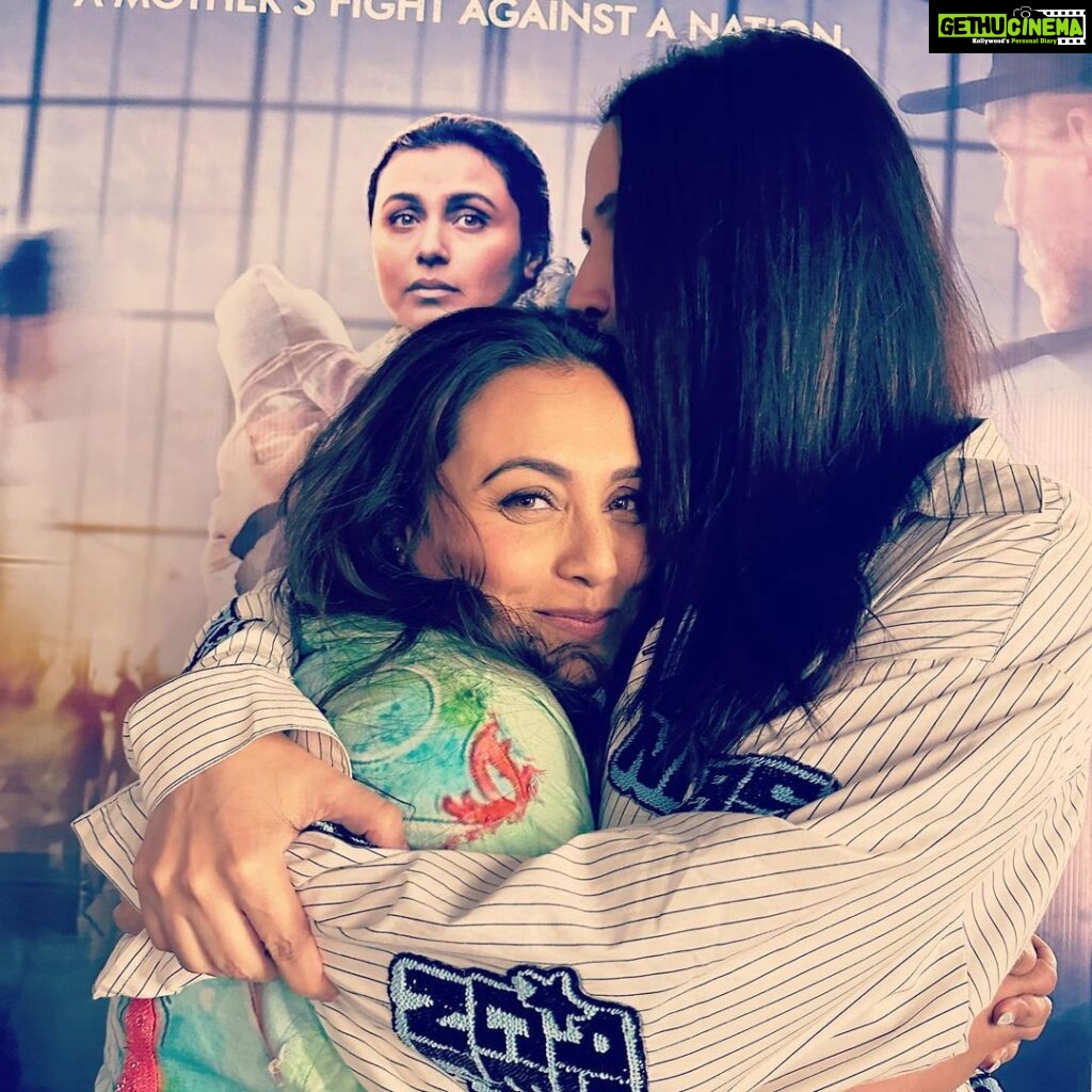 Neha Dhupia Instagram - Im going to say it as it is … #mrschatterjeevsnorway isn’t for the weak hearted but then again all us moms have superpowers but go weak in our knees for our children. I sobbed , I cried , I cheered … this was a story that needed to be told … for #mrschatterjee and every parent out there. #ranimukherjee your brilliance and bravery to play this part is beyond words … all I did thru the interval and post the movie was hold you close and look at you in awe. Thank you @nikkhiladvani @emmayentertainment @ashimachibber @onlyemmay @madhubhojwani … thank you for telling stories the way you do. . . I left the cinema with thoughts of the unparalled strength that #mrschatterjee has led her life with …. and at the end of the night I held my children closer than ever before. ♥️💔 #needisaymore #mustwatch
