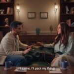 Neha Dhupia Instagram - What happens when your better half starts becoming your bitter half? @angadbedi Catch the complicated story of Rags and Savi as they navigate the complexity of their marriage in @chetanbhagat ‘s latest romedy. Listen to ‘Social Distancing’, our new audio show starring us for free, only on @audible_in link in bio ☝️#happylistening #happyvalentinesday ♥️