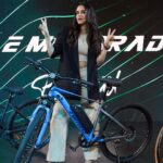Neha Dhupia Instagram - What an electrifying night it was⚡😍 Super glad to have launched India's most affordable e-Bikes for India's leading e-Bike seller @e_motorad The quality of e-Bikes is truly incredible and the looks are super stunning! I personally fell in love with the DesertEagle!😍 Comment your favorite e-Bike from EMotorad down below✨ #EMotorad #DiscoverBeyond #GoElectric #GoGreen #EM #India #collab