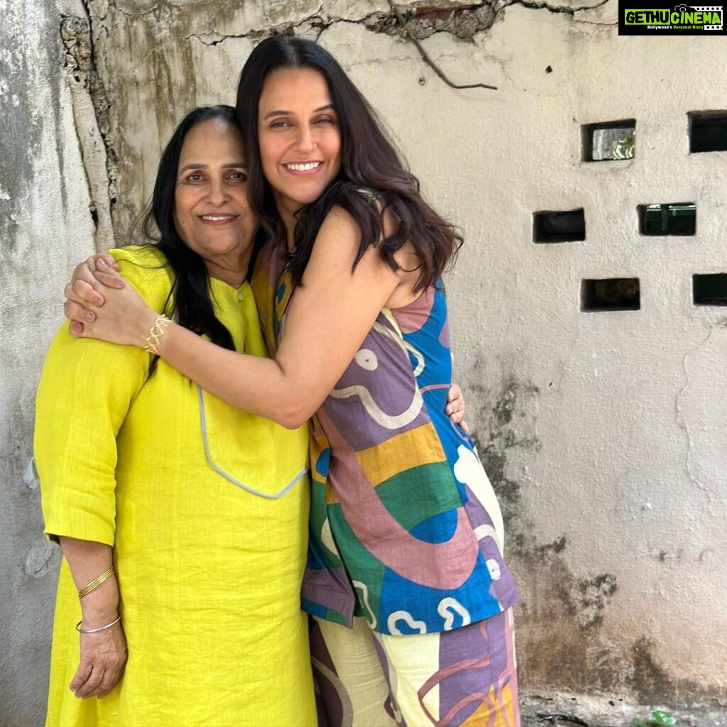 Neha Dhupia Instagram - The one thing we all have in common … is that we all got the best ones … . . . . . happymothersday today and everyday ♥️ … love you ma @babsdhupia ♥️