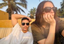 Neha Dhupia Instagram - Happy birthday baby !!! Here’s to watching sunsets , lazing under the sun endlessly , driving far and wide for sugar free and gluten free dessert and having 3 am conversations about love , life and work! And yes to our babies who are the luckiest to have you as their 🐎 horsey papa 👴❤️ …. May this one be even more special my love 😍♥️ cheering you today and always for the son , father , husband , friend and human that you are ♥️♥️♥️ ( baaki sab in person 😉) Birthday Wishes