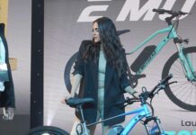 Neha Dhupia Instagram - What an electrifying night it was⚡😍 Super glad to have launched India's most affordable e-Bikes for India's leading e-Bike seller @e_motorad The quality of e-Bikes is truly incredible and the looks are super stunning! I personally fell in love with the DesertEagle!😍 Comment your favorite e-Bike from EMotorad down below✨ #EMotorad #DiscoverBeyond #GoElectric #GoGreen #EM #India #collab