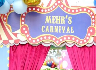 Neha Dhupia Instagram - But then again the party is made by people and the people make the party ♥️… our baby girl turned 4 . . . . . . . . . . #mehrunissaturns4 🎪🎡❤️ @angadbedi @mehrdhupiabedi @meghakulchandani @the.popcorn.company @sakpataudi @natasastankovic__ @simone.khambatta @geetabasra @riteishd @ashidua @rishwit @prathameshbhosale09