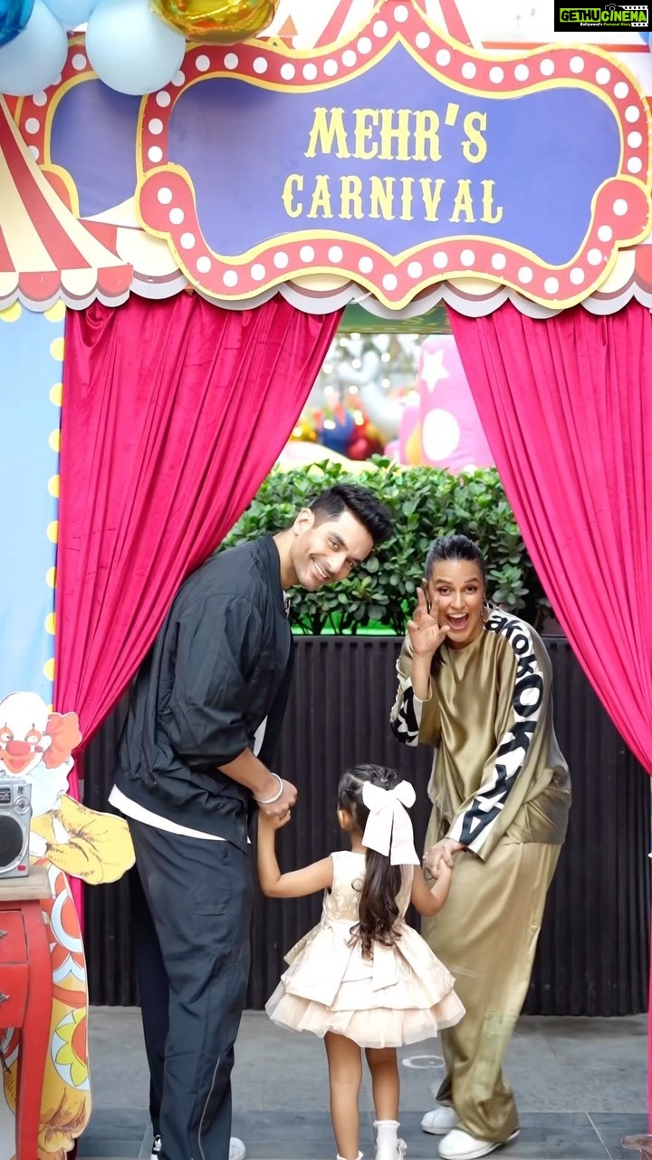 Neha Dhupia Instagram - But then again the party is made by people and the people make the party ♥️… our baby girl turned 4 . . . . . . . . . . #mehrunissaturns4 🎪🎡❤️ @angadbedi @mehrdhupiabedi @meghakulchandani @the.popcorn.company @sakpataudi @natasastankovic__ @simone.khambatta @geetabasra @riteishd @ashidua @rishwit @prathameshbhosale09