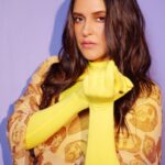 Neha Dhupia Instagram - Kid gloves ⭐️ . . . . . . . Outfit: @_huemn Styled by: @aasthasharma @reannmoradian @muskaanmatta at @wardrobist Assisted by: sakshichitalia @mitavaswani @artistpoonamsolanki @kapilcharaniya