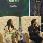 Neha Dhupia Instagram - Pune Masterclass Recap: We had an inspiring masterclass by Neha Dhupia and Ayushmann Khurrana at Signature Green Vibes, Pune. 🤩 We learnt that we can live the good life and do good for the nature by making green choices in simple ways such as carpooling. 🍃 Let's inspire positive change together! 🌿✨ #GreenVibesOnly #LiveGoodDoGood #SignatureGreenVibes #NehaDhupiaMasterclass #SignatureMasterclass #OnewithNatureMySignature #InspiredAction #Changemakers