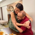 Neha Dhupia Instagram - I love you pa sabse zyaada ….. the strongest man with the kindest heart ❤️ my papa @pdhupia #happyfathersday ♥️