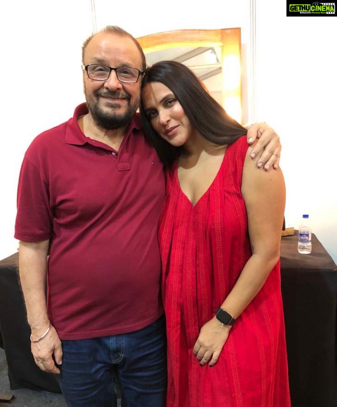 Neha Dhupia Instagram - I love you pa sabse zyaada ….. the strongest man with the kindest heart ❤️ my papa @pdhupia #happyfathersday ♥️