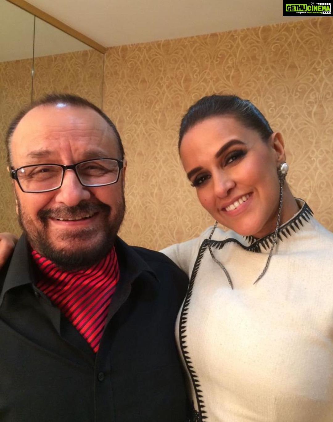 Neha Dhupia Instagram - I love you pa sabse zyaada ….. the strongest man with the kindest heart ❤️ my papa @pdhupia #happyfathersday ♥️