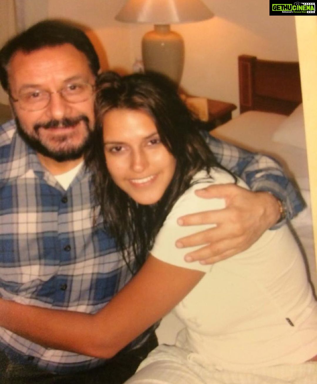 Neha Dhupia Instagram - I love you pa sabse zyaada ….. the strongest man with the kindest heart ❤️ my papa @pdhupia #happyfathersday ♥️