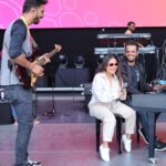 Neha Kakkar Instagram - Hello Hello Mic check…. And We’re all set for #NehaKakkarLive Tonight at #Expo2020Dubai ❤️‍🔥🙏🏼 8:30 pm onwards Jubilee Stage #NehaKakkar #Dubai Dubai, UAE