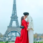 Neha Kakkar Instagram - City of Love #Paris looks BEAUTIFUL! But Only when You’re around, not without You My Love! @rohanpreetsingh ♥️ #NehuPreet Eiffel Tower