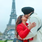 Neha Kakkar Instagram - City of Love #Paris looks BEAUTIFUL! But Only when You’re around, not without You My Love! @rohanpreetsingh ♥️ #NehuPreet Eiffel Tower
