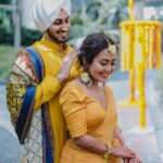 Neha Kakkar Instagram - #NehuPreet Ki Haldi Ceremony! ♥️💛🙏🏼😇 @rohanpreetsingh ♥️😇 Our Outfits : @shilpiahujaofficial Jewellery : @indiatrend @justpeachyindia Styled By : @ritzsony @styledose1 Rohu’s Footwears: @italianshoesco Make up: @vibhagusain Hair: @deepalid10 Photography: @deepikasdeepclicks Mehendi: @rajumehandiwala6 #NehuDaVyah