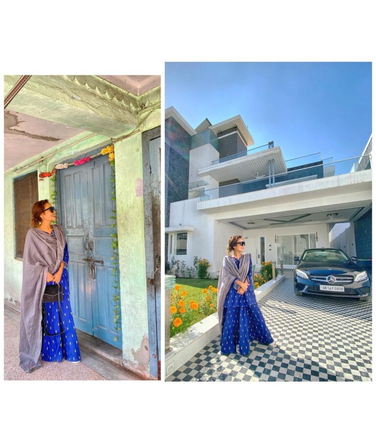 Neha Kakkar Instagram - This is the Bungalow we Own now in #Rishikesh and Swipe Right to see the house where I was Born ❤️🙏🏼 In the same house We Kakkar’s used to stay in a 1 Room inside which My Mother had put a table which was our kitchen in that small room. And that Room also was not our own, we were paying rent. And Now Whenever I see Our Own Bungalow in the Same City, I always get Emotional 🥺 . #SelfMade #NehaKakkar ❤️💪🏼 Biggest Thanks to My Family @sonukakkarofficial @tonykakkar Mom Dad Mata Rani (God) ❤️🙏🏼 and Ofcourse My NeHearts and All My Well wishers ❤️🙌🏼 . #NehuDiaries #Utrakhand #KakkarFamily Home Sweet Home