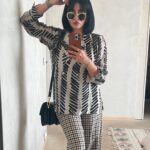 Neha Pendse Instagram - Most of the days I wear muted stuff, but then there are days like this 😝 #newlook #bangs #chic #printsgalore