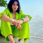 Neha Pendse Instagram - I love exploring fashion , innovations in my free time. I came across @thaely.inc few days back and was intrigued by the idea of making sneakers out of plastic waste. What would it look like, feel like. Will it be comfortable?Nevertheless was curious by how @ashaysbhave came up with the idea and executed it. Fast forward few days later my friend @toshadaa randomly said am sending you something let me know what you think. Call it serendipity or manifestation I had same sneakers in my delivery. Here is me wearing it , absofuckinglutly loving it ❤️